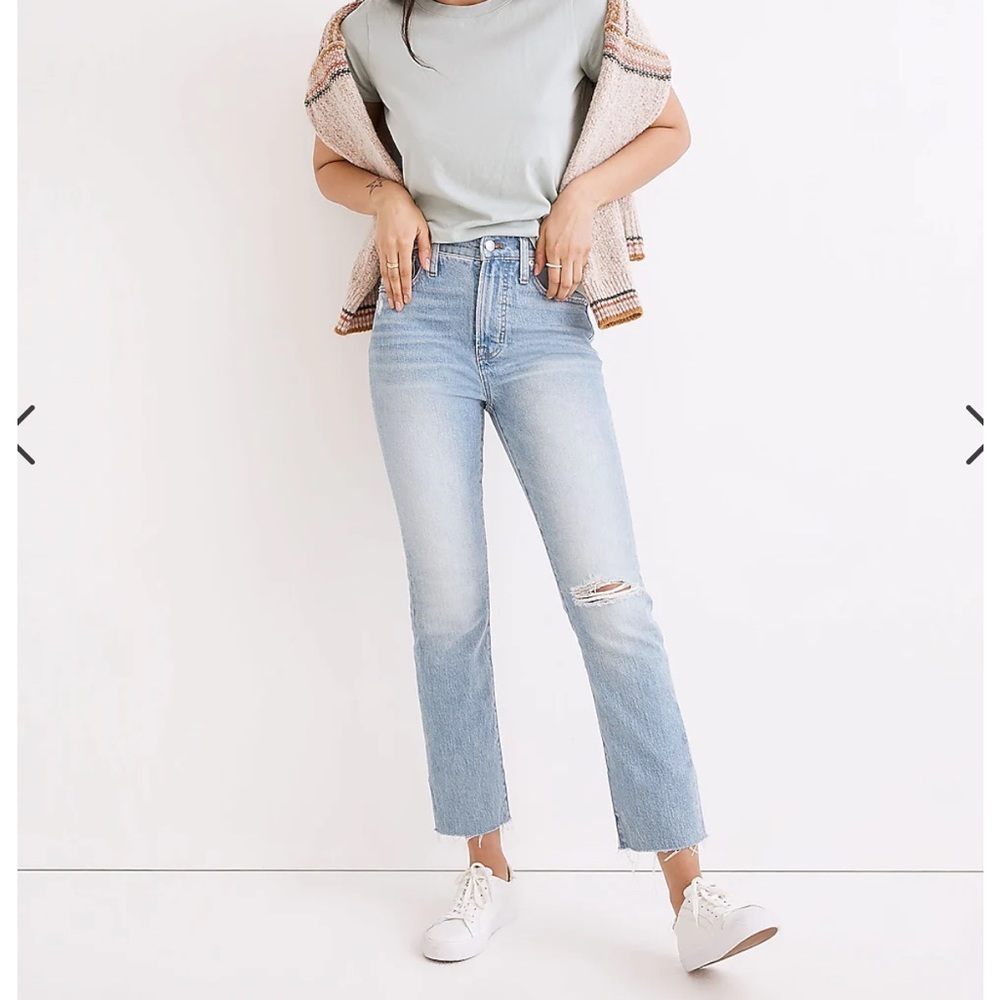 Madewell Light Wash Ankle Jeans
